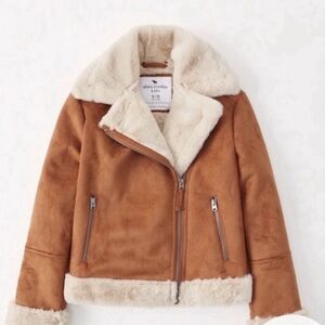 Abercrombie Faux Suede Jacket size 11/12